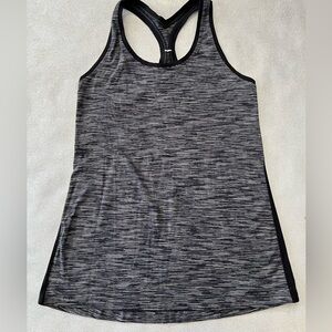 Lululemon Cool Racerback II SE Lined Up Size M Luon Wee Are From Space‎ Black